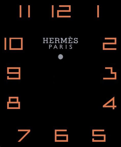 apple watch hermes wallpaper|Apple Watch Hermes clock face.